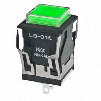 LB01KW01-5F24-JF PUSH BUTTON SWITCH LED GREEN