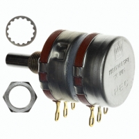 KKB5021S28 POT 5K OHM 2W DUAL REV LOG TAPER