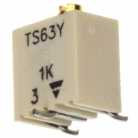 TS63Y102KR10 TRIMMER 1K OHM 0.25W SMD