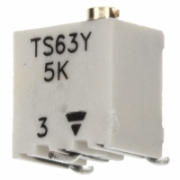 TS63Y502KR10 TRIMMER 5K OHM 0.25W SMD