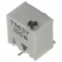 TS63Y101KR10 TRIMMER 100 OHM 0.25W SMD