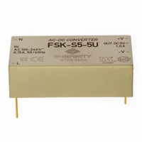 FSK-S5-5U CONVERTER AC-DC 5V 1A 5W