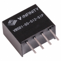VBSD1-S5-S5-SIP CONVERTER DC/DC 5V OUT 1W