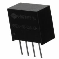 VBSD1-S5-S15-SIP CONVERTER DC/DC 15V OUT 1W