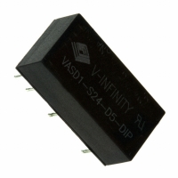 VASD1-S24-D5-DIP CONVERTER DC/DC +/-5V OUT 1W