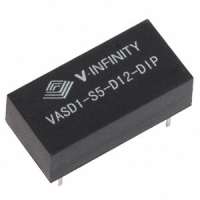 VASD1-S5-D12-DIP CONVERTER DC/DC +/-12V OUT 1W