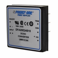 DFA20E24S15 CONVERTER DC-DC 20W 15V SGL