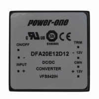 DFA20E12D12 CONV DC-DC 20W +12V/-12V DUAL