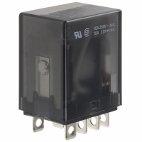 PCLH-202D1S,000 RELAY GP DPDT 15A 12VDC PLUGIN