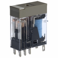 G2R-2-S DC24(S) RELAY PWR DPDT 5A 24VDC QC MNT