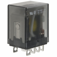 PCLH-202A1S,000 RELAY GP DPDT 15A 12VAC PLUGIN