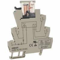 G2RV-SL700 DC24 (DC21) RELAY PWR 6A 24VDC W/DIN SKT