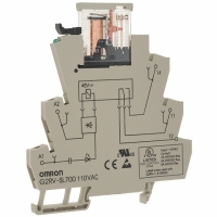 G2RV-SL700 AC110 RELAY PWR 6A 110VAC W/DIN SKT