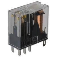 AHN21024 RELAY SLIM DPDT 24VAC PLUG-IN