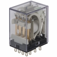 HJ4-L-DC12V RELAY PWR W/LED 5A 12VDC PLUG-IN