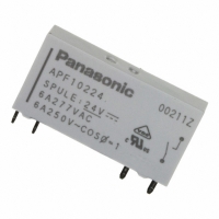 APF10224 RELAY PWR SPST-NO 6A 24VDC SIP