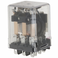 KUP-14A15-240 RELAY ENCLOSED 3PDT 10A 240VAC