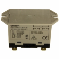 G7L-2A-TUB-CB-AC200/240 RELAY POWER DPST-NO 25A 240VAC