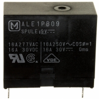 ALE1PB09 RELAY POWER SPST 16A 9VDC 400MW