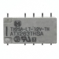 TX2SA-LT-12V-TH RELAY DPDT 7.5A INRUSH 12VDC