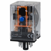 MK2P-S-DC12 RELAY DPDT 12VDC POWER MK SER