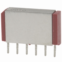 9092-12-10 RELAY REED SIP DPST 12V W/O DIOD