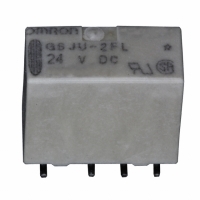 G6JU-2FL-DC24 RELAY DPDT 24VDC LATCH SMT