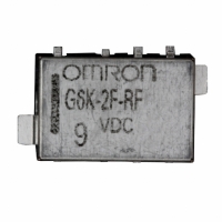 G6K-2F-RF DC9 RELAY HI FREQ RF DPDT 9V SMT