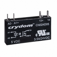 CN024D05 RELAY SSR 3.5A 24VDC 4SIP