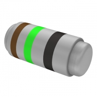 MCP100JR-15R RES CARB FILM 15 OHM 1W 5%