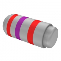 MCP100JR-2K7 RES CARB FILM 2.7K OHM 1W 5%