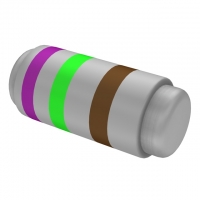 MCP100JR-750R RES CARB FILM 750 OHM 1W 5%