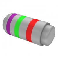 MCP200JR-7K5 RES CARBON FILM 7.5K OHM 2W 5%