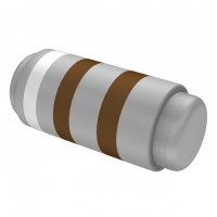 MCP100JR-910R RES CARB FILM 910 OHM 1W 5%