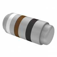 MCP100JR-91R RES CARB FILM 91 OHM 1W 5%