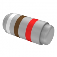 MCP100JR-9K1 RES CARB FILM 9.1K OHM 1W 5%