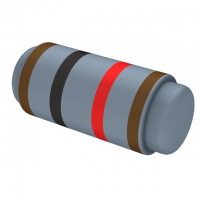 MMP200FRF1K RES MELF METAL 1K OHM 2W 1%