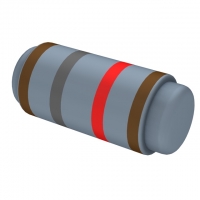 MMP100FRF1K8 RES MELF METAL 1.8K OHM 1W 1%