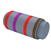 MMP100FRF2K7 RES MELF METAL 2.7K OHM 1W 1%