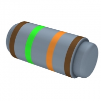 MMP200FRF15K RES MELF METAL 15K OHM 2W 1%