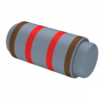 MMP200FRF1K2 RES MELF METAL 1.2K OHM 2W 1%