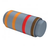 MMP200FRF3K3 RES MELF METAL 3.3K OHM 2W 1%