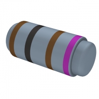 MMF25SBRD100R RES MELF MET 100 OHM 1/4W 0.1%