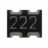 743C043222JPTR RES ARRAY 2.2KOHM 4TERM 2RES SMD