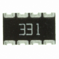 744C083331JPTR RES ARRAY 330 OHM 8TERM 4RES SMD