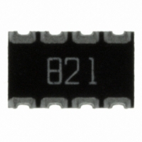 744C083821JPTR RES ARRAY 820 OHM 8TERM 4RES SMD