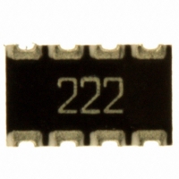 744C083222JPTR RES ARRAY 2.2KOHM 8TERM 4RES SMD