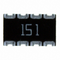 744C083151JPTR RES ARRAY 150 OHM 8TERM 4RES SMD