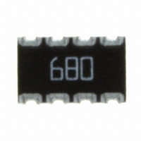 744C083680JPTR RES ARRAY 68 OHM 8TERM 4RES SMD