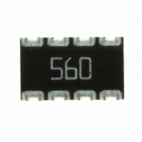 744C083560JPTR RES ARRAY 56 OHM 8TERM 4RES SMD